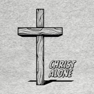 Christ alone Cross vector simple T-Shirt